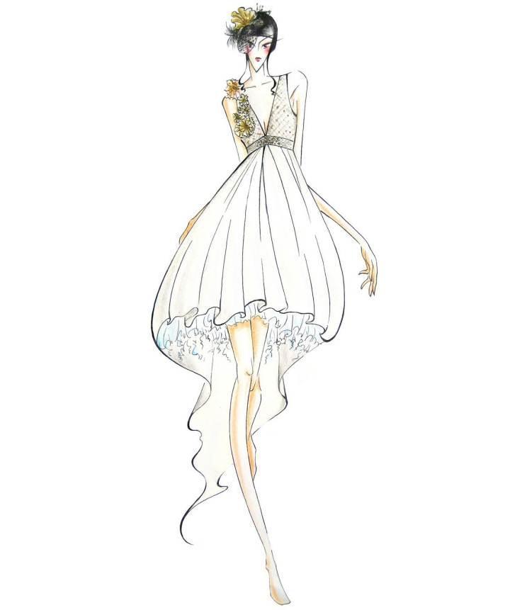 婚紗禮服手稿 從設(shè)計(jì)靈感到日用百貨的實(shí)用美學(xué)